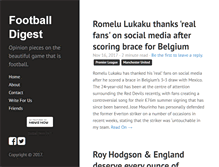 Tablet Screenshot of footballdigest.org